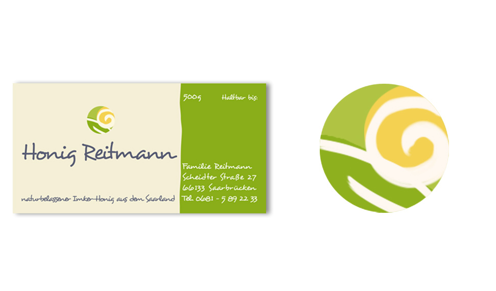 Logo | Etiketten | Honig Reitmann