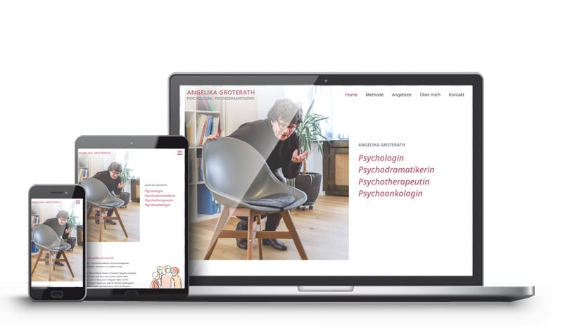 Referenz Website Angelika Groterath