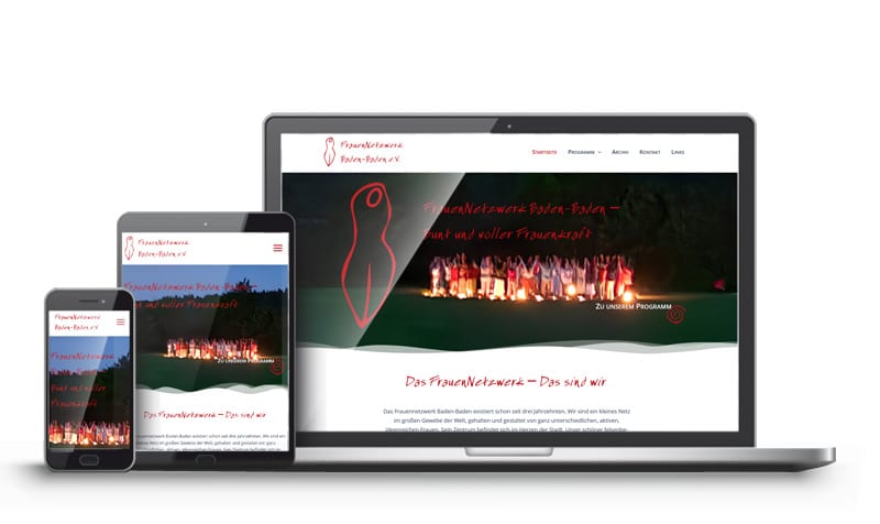 FrauenNetzwerk Baden-Baden e.V. Webreferenz
